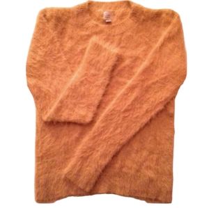 SOFT Fuzzy a new day (Angora style) Sweater Gold Holiday
